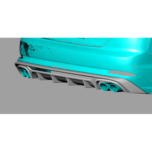S5 Carbon Fiber Rear Diffuser for Audi A5 Quattro S line 2017-2019
